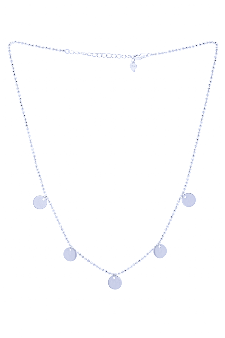 Silver 5-Round Pendant
