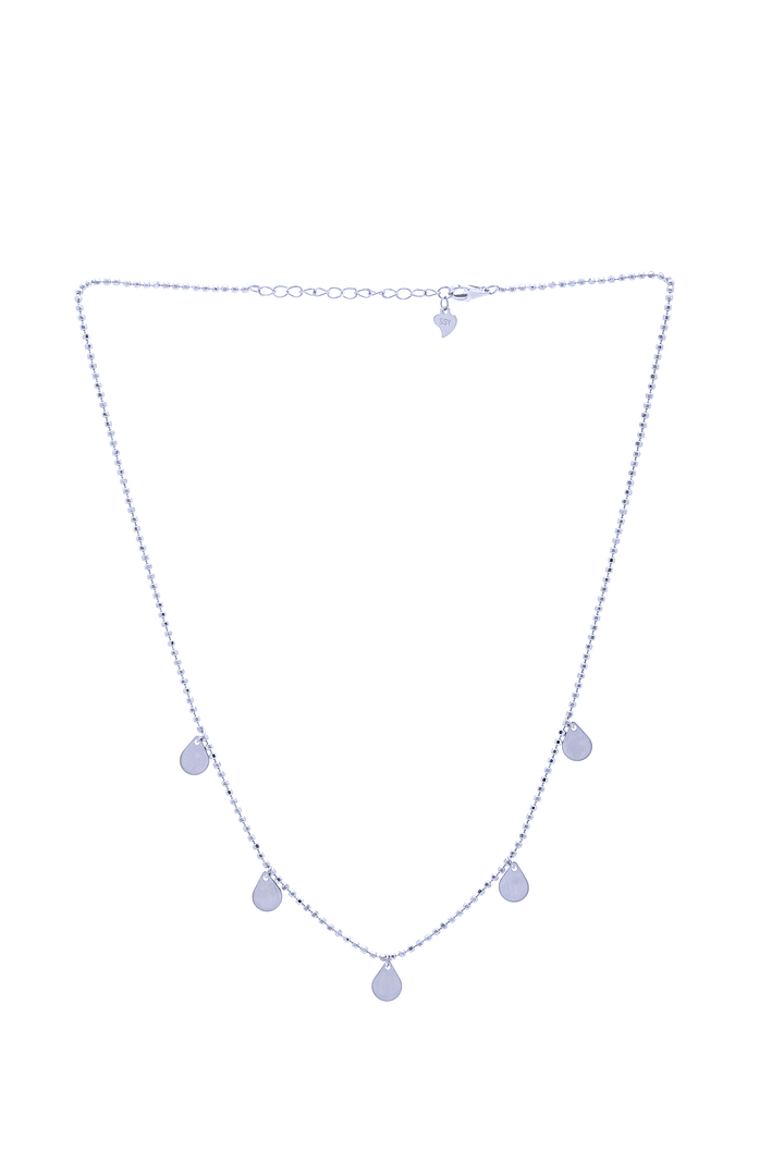 Silver 5-Oval Pendant