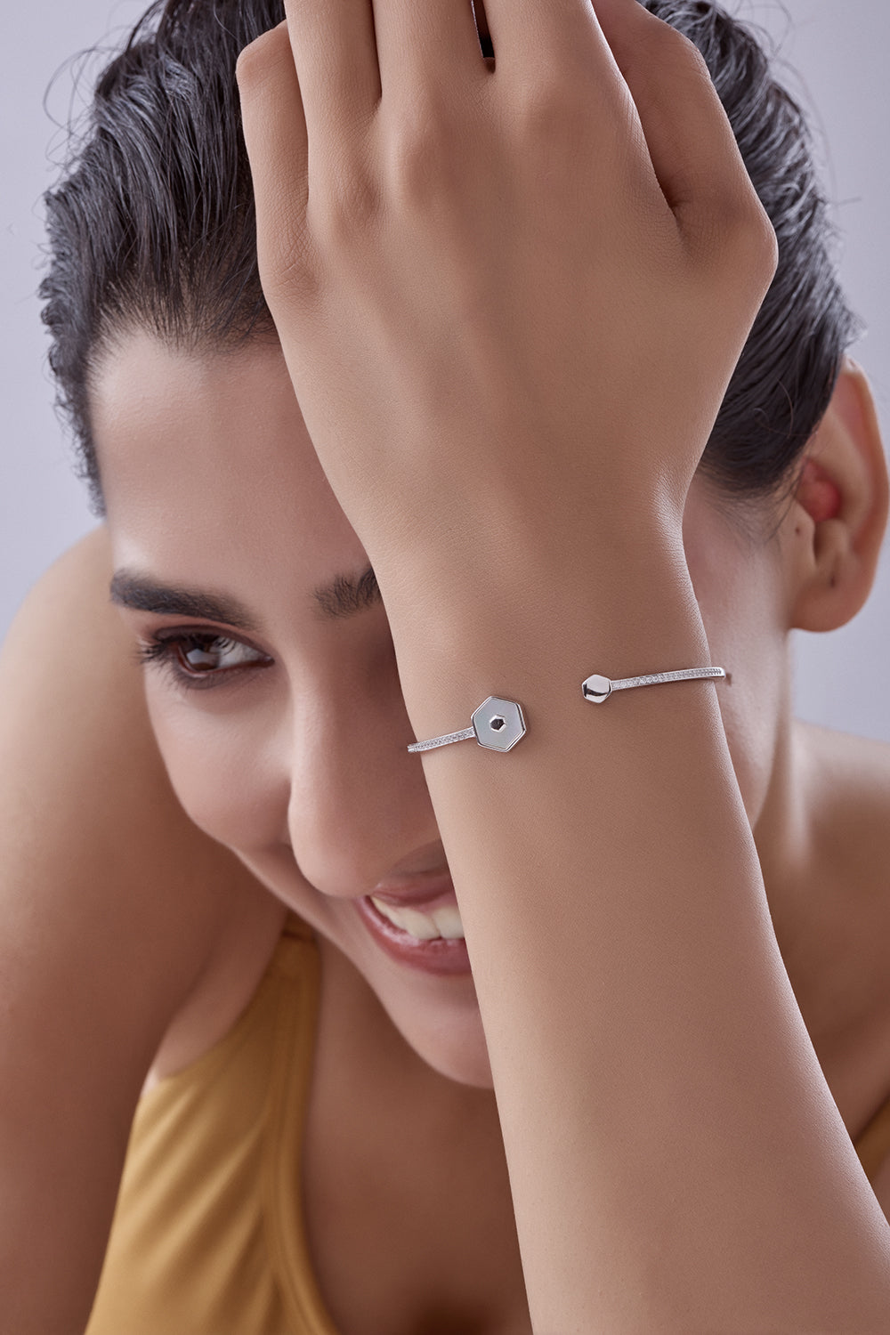 Silver Fyra Bracelet