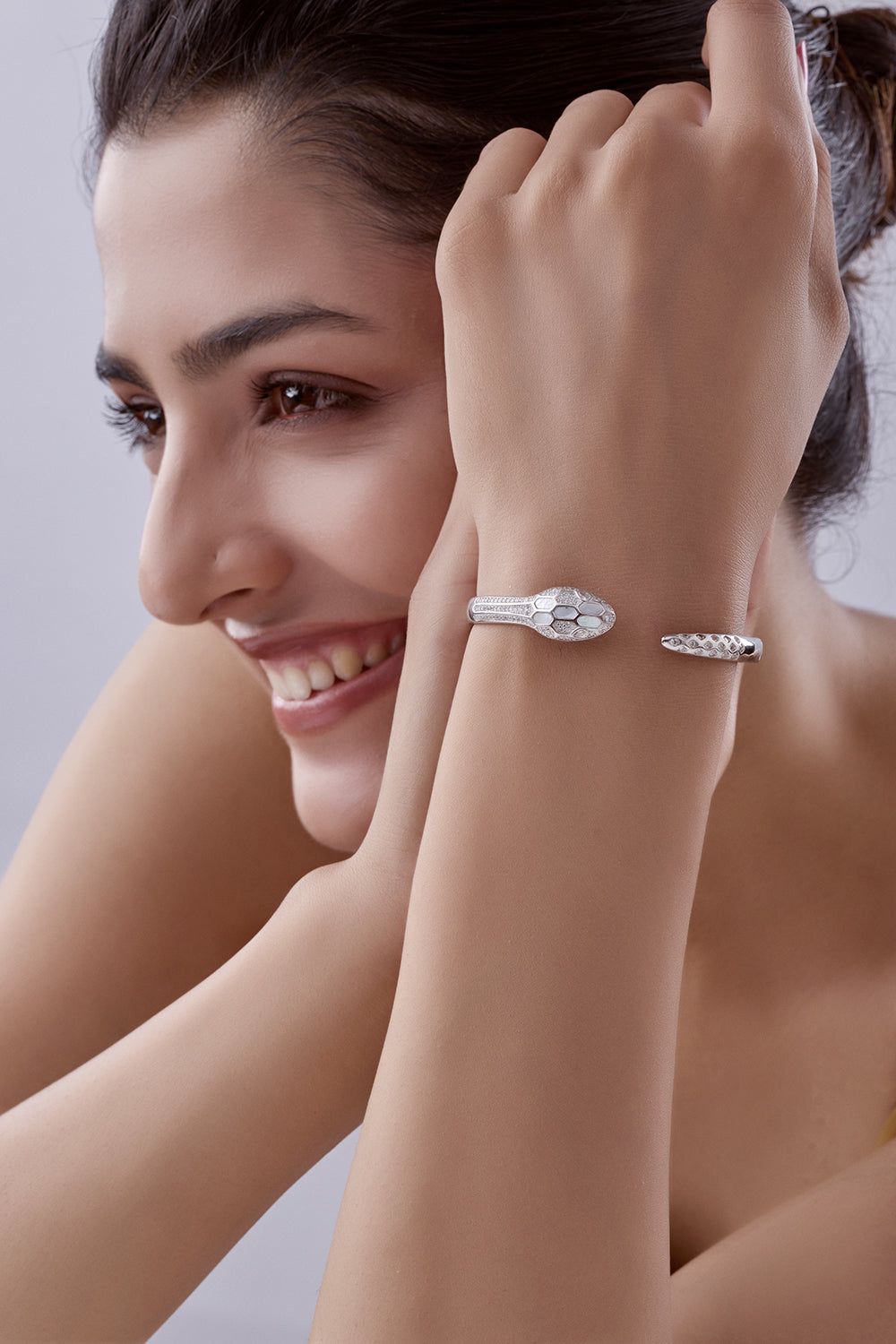 Silver Snake Bracelet