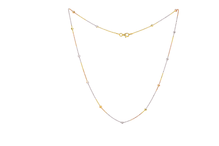 Silver Crystal Chain (Rosegold)