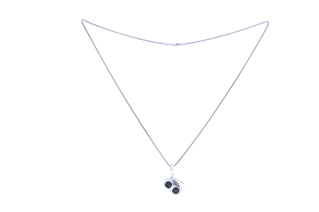Silver Radio Pendant