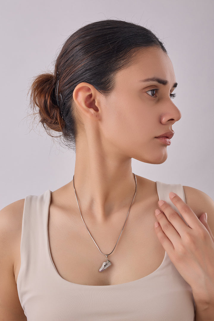 Silver Shoe Pendant