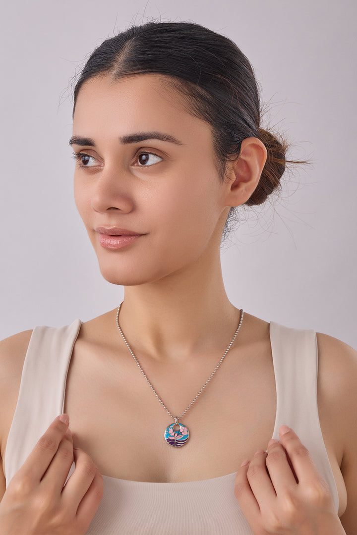 Silver Multi-Round Pendant