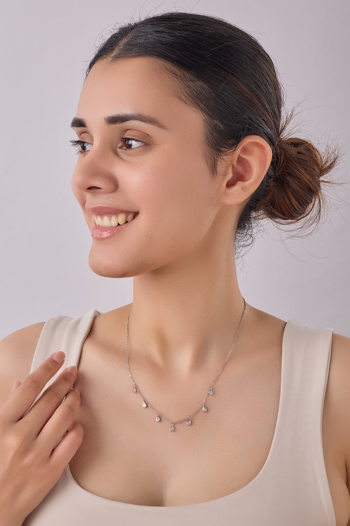 Silver Zyna Necklace