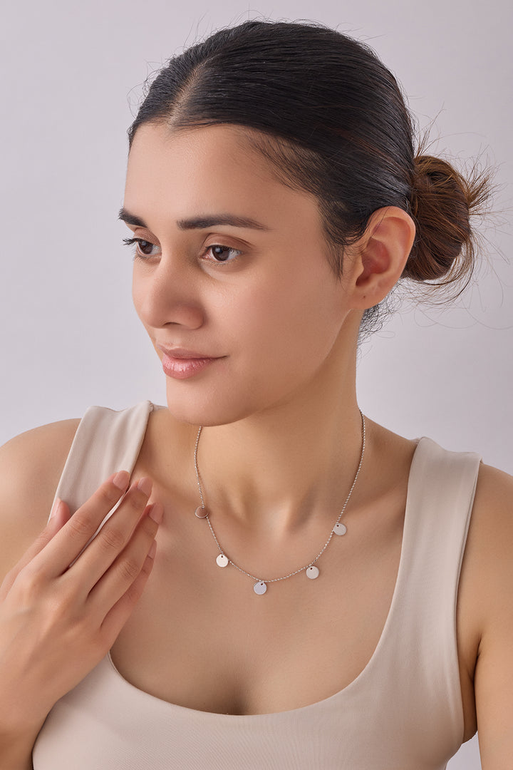 Silver 5-Round Pendant