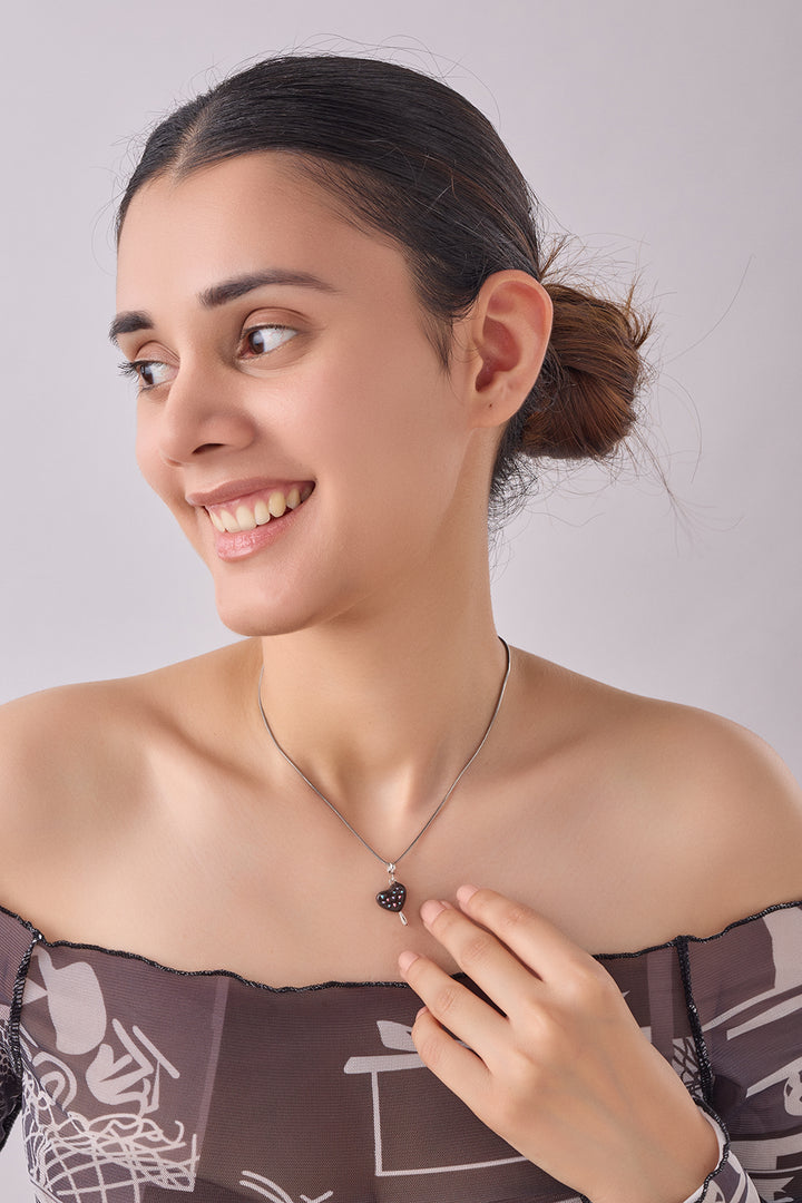 Silver Choco Pendant