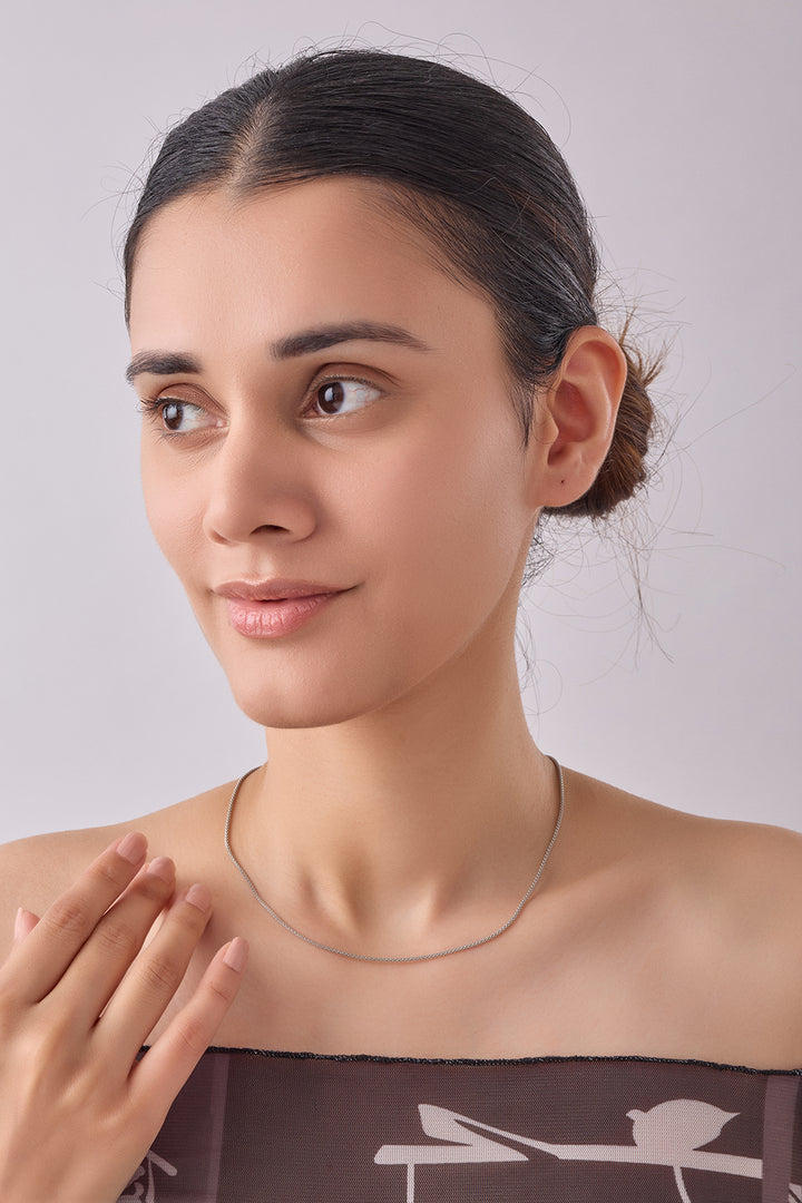 Silver Plain Chain