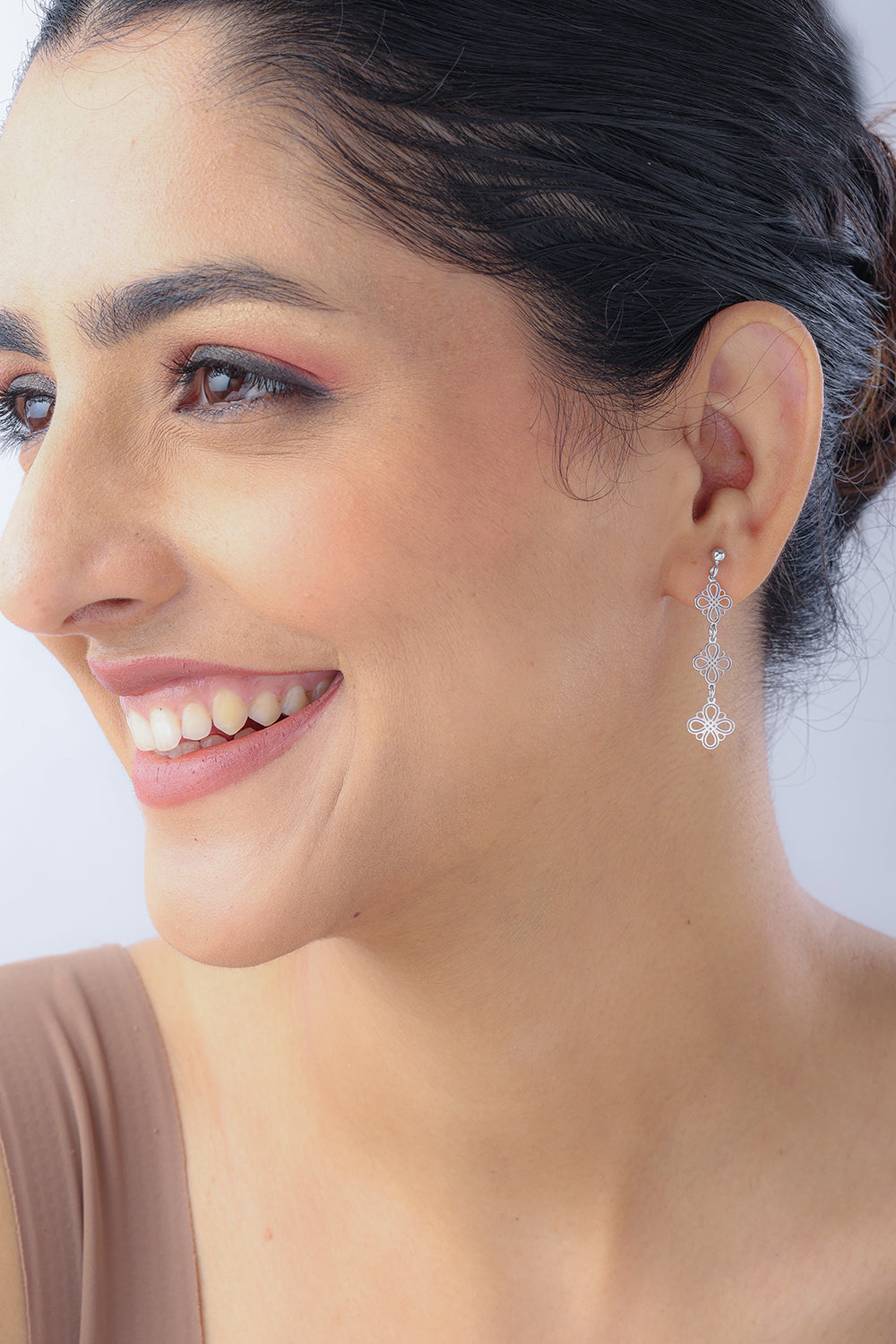 Silver Diagio Hangging Earrings