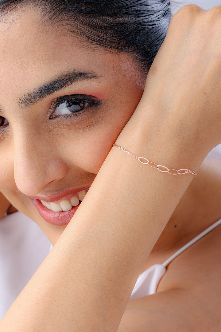 Silver Audie Bracelet (Rosegold)