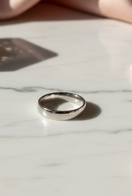 Silver Plain Ring (Unisex)