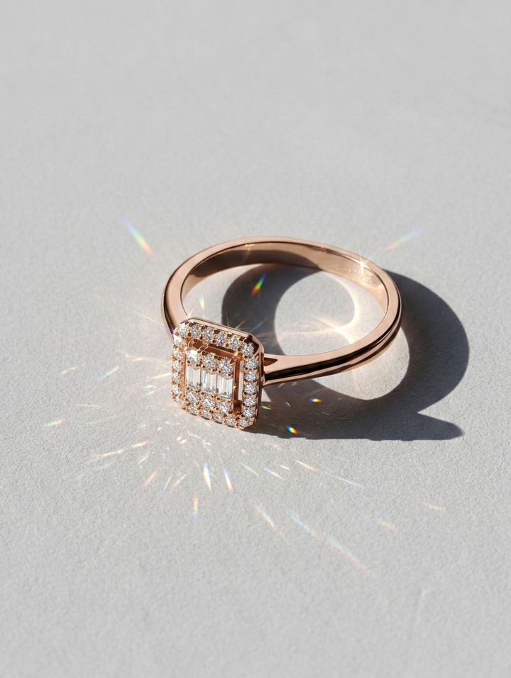 Silver Augie Ring (Rosegold)