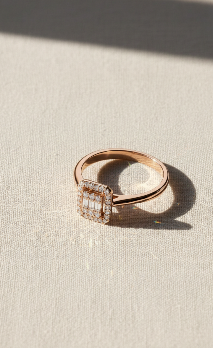 Silver Augie Ring (Rosegold)