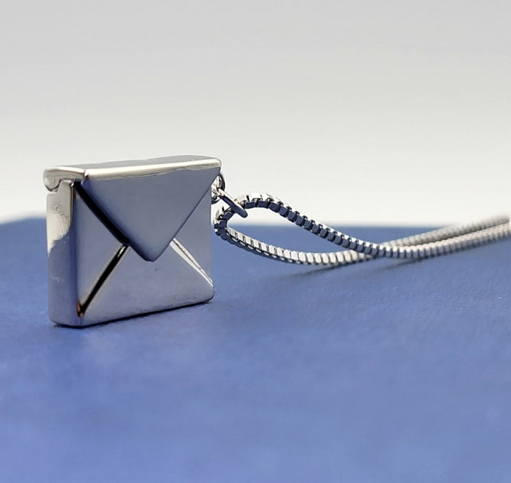 Silver Message Box Pendant