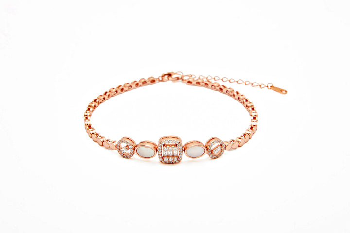 Sterling Silver Premium Bracelet (Rosegold)