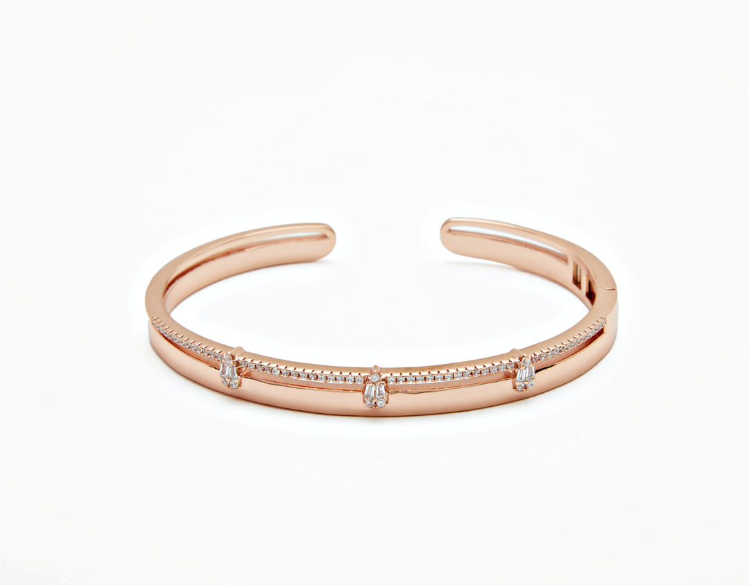 Sterling Silver RYNA Bracelet (Rosegold)