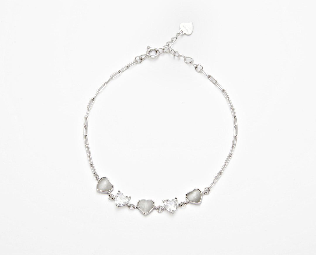 Sterling Silver The Heart Bracelet