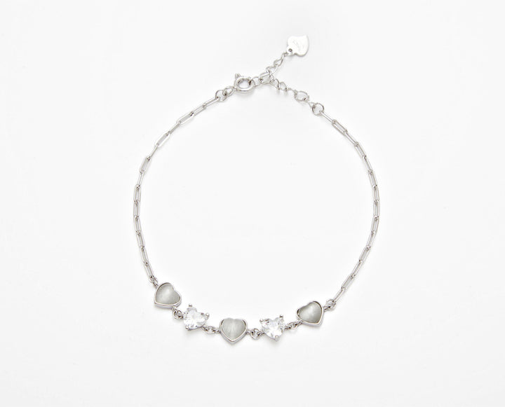 Sterling Silver The Heart Bracelet