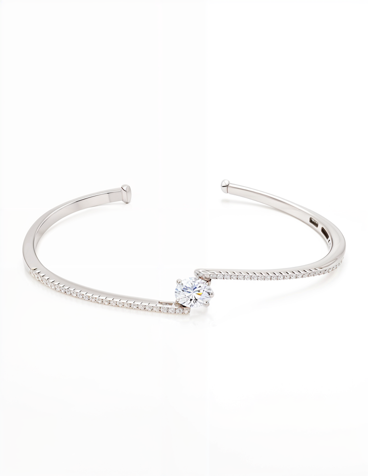 Sterling Silver The Twist Bracelet