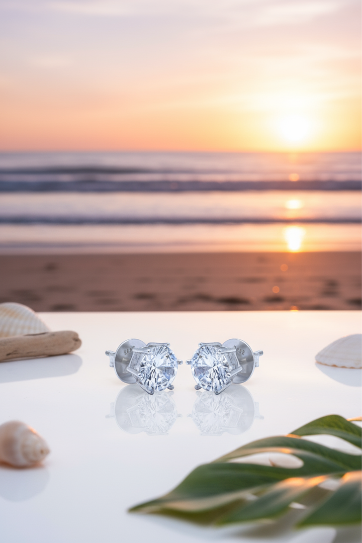 Silver Megan Earrings