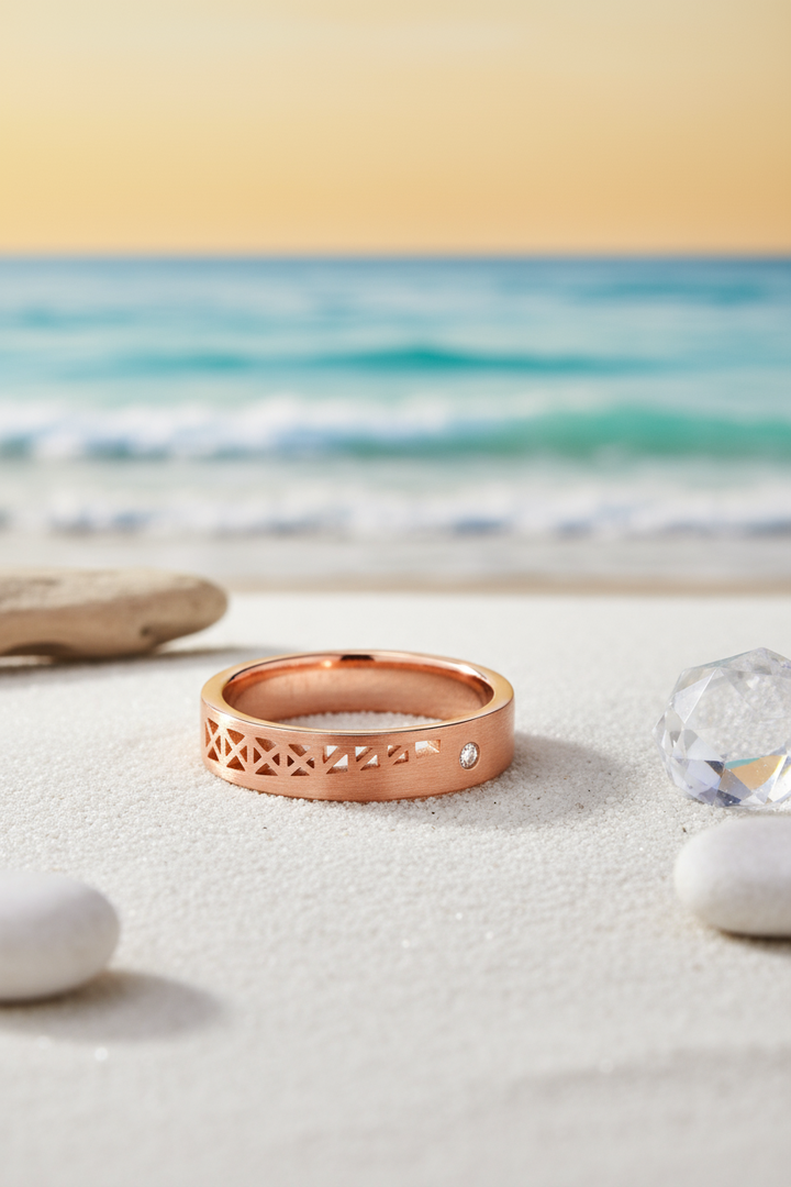 Flower of Life Ring (Rosegold)