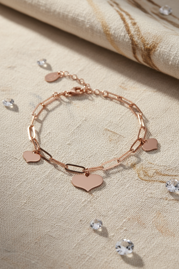 Silver Never Mind Bracelet (Rosegold)