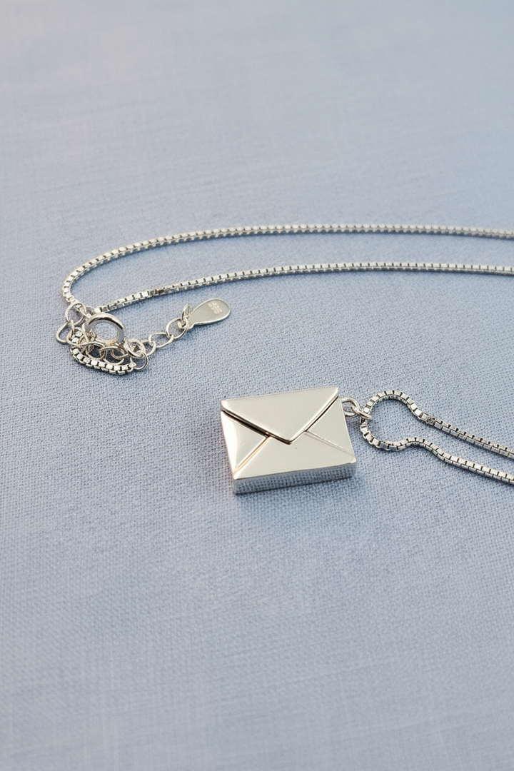 Silver Message Box Pendant