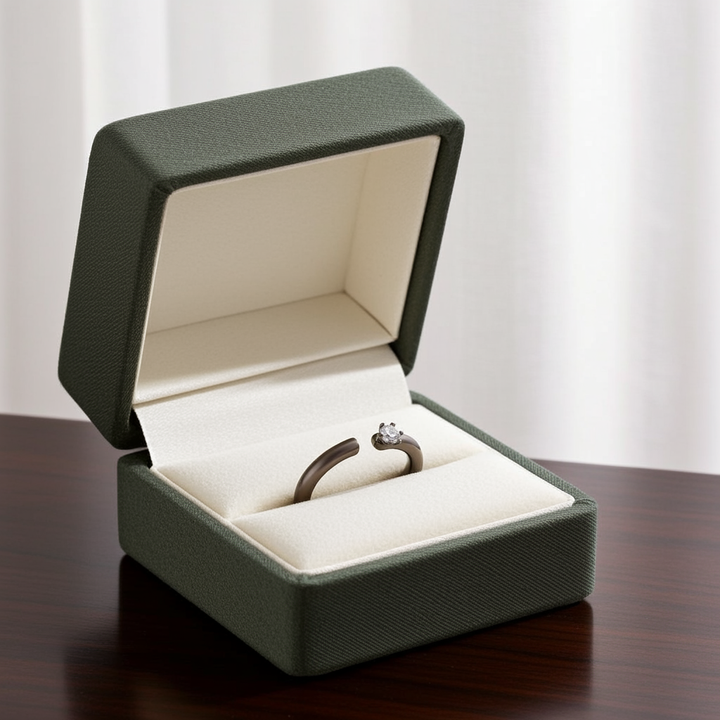 Black Silver Queen Ring