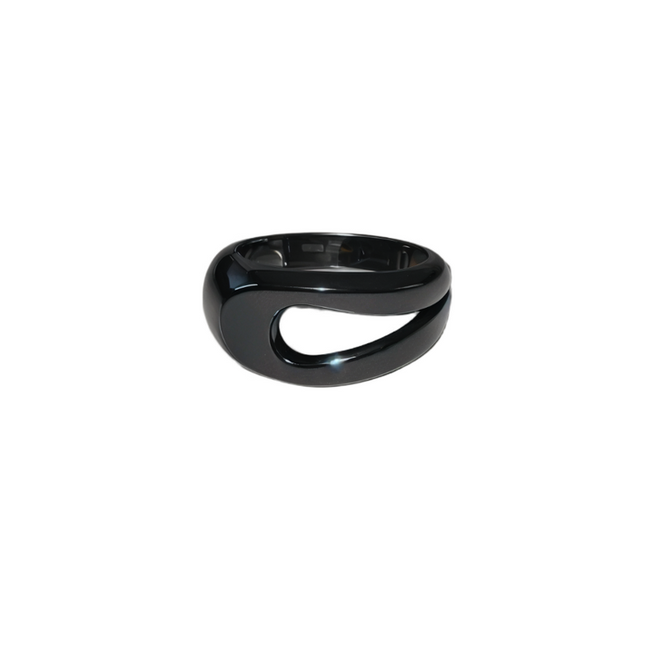 Black Silver Ranee Ring