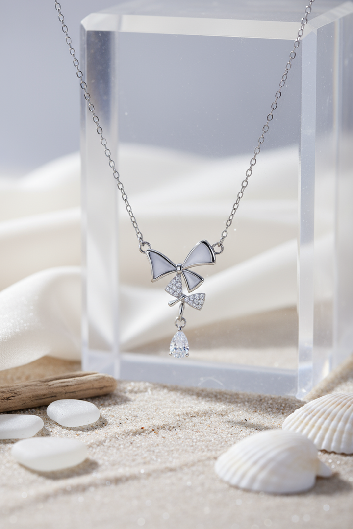 Silver Knot Necklace