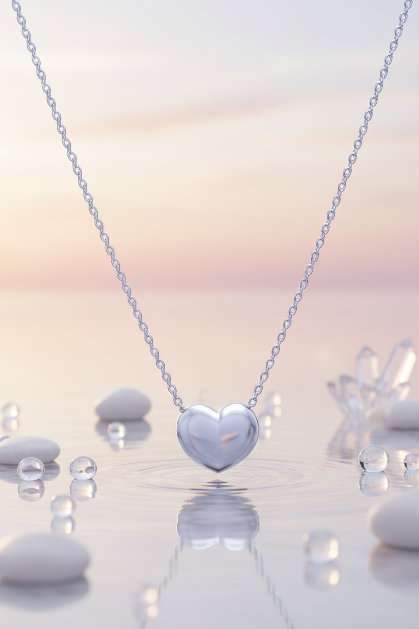 Silver Pure Heart Pendant