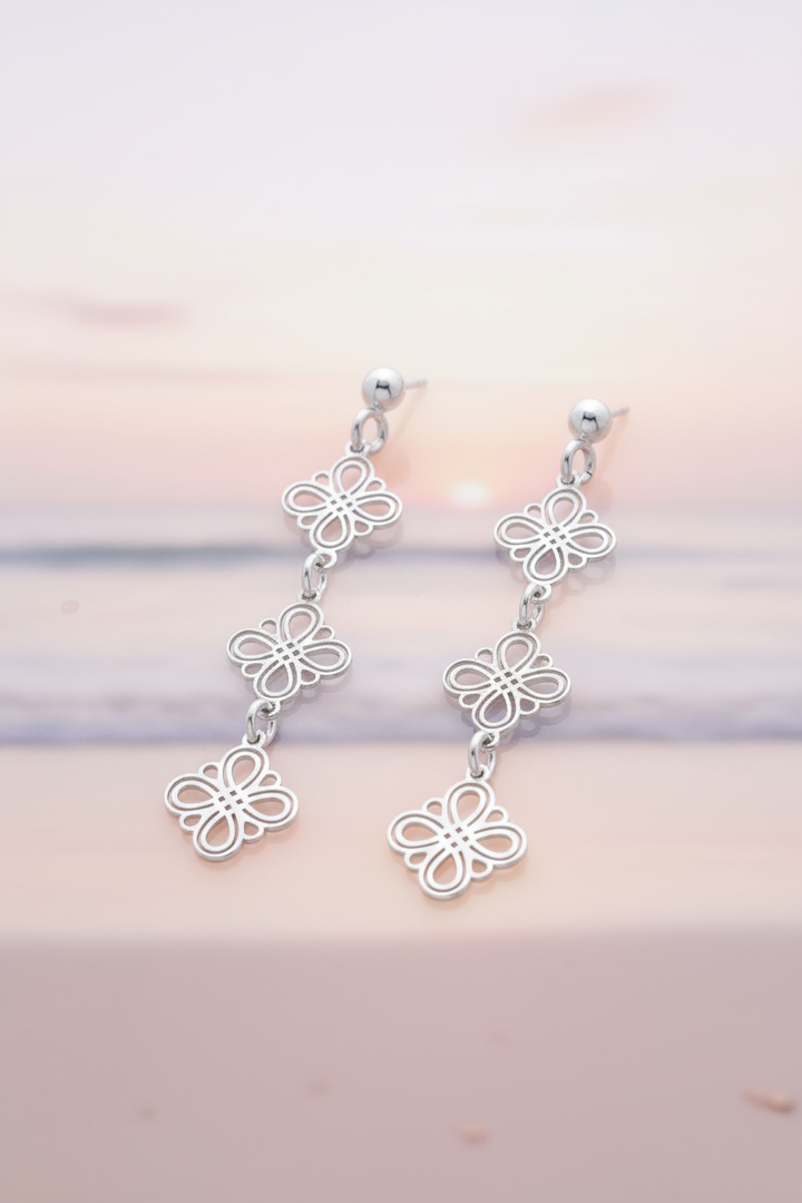 Silver Diagio Hangging Earrings