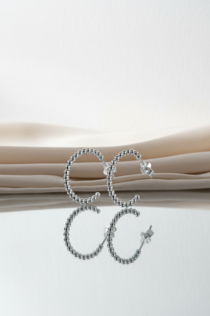 Silver Hooper Earrings