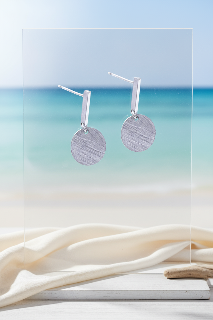 Silver The Grammy Earrings