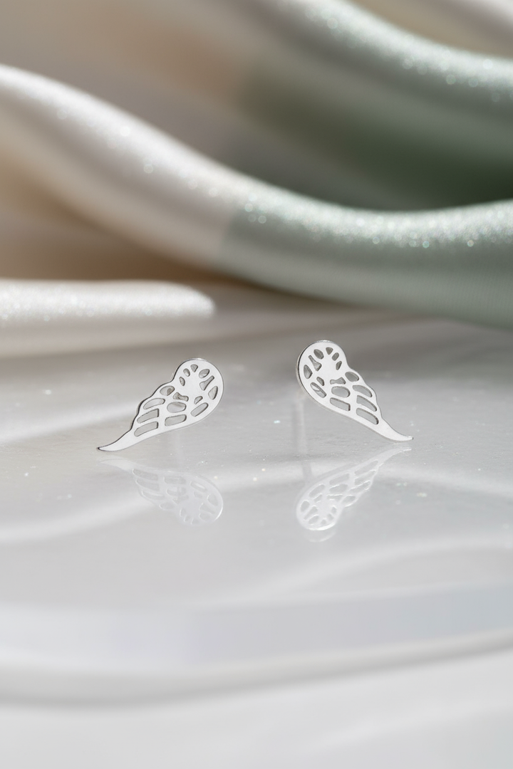 Silver Wings Earrings