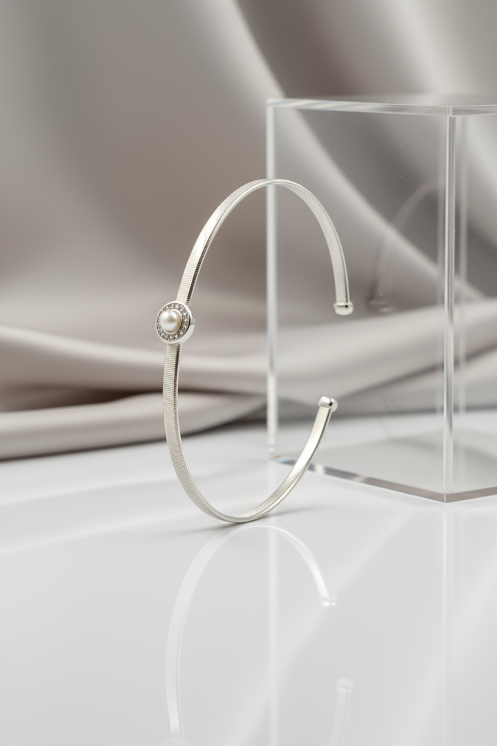 Silver The Pearl Bracelet