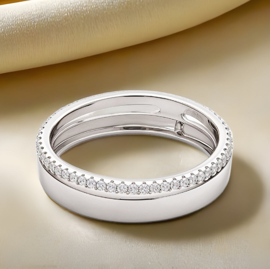 Sterling Silver Parallel Ring