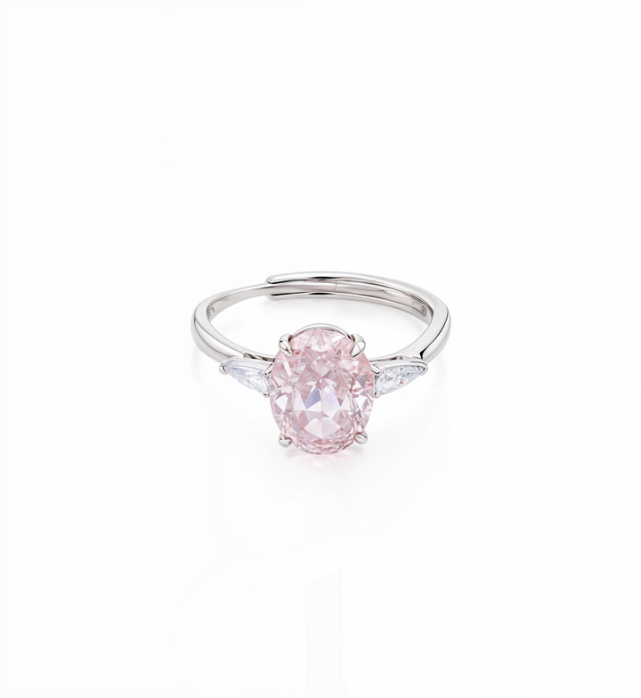 Sterling Silver Pink Diora Ring