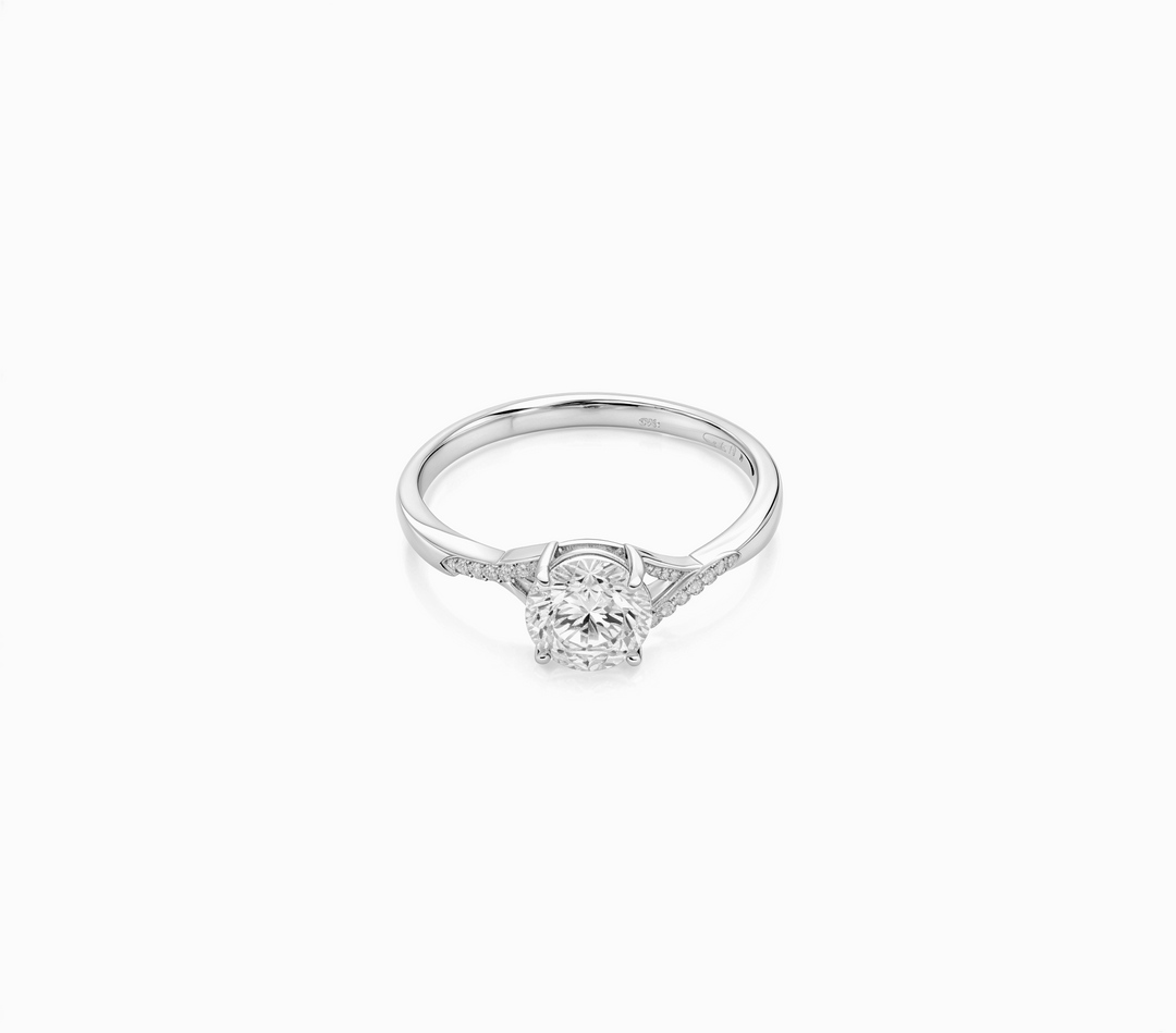 Sterling Silver Shimmer Stone Ring