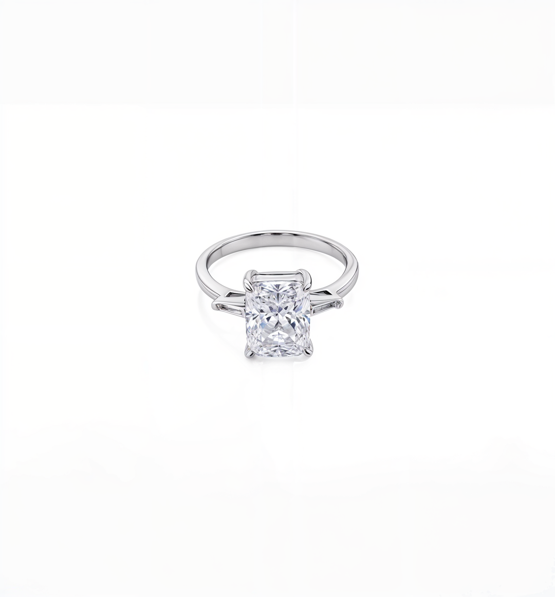 Sterling Silver R Cut Diora Ring