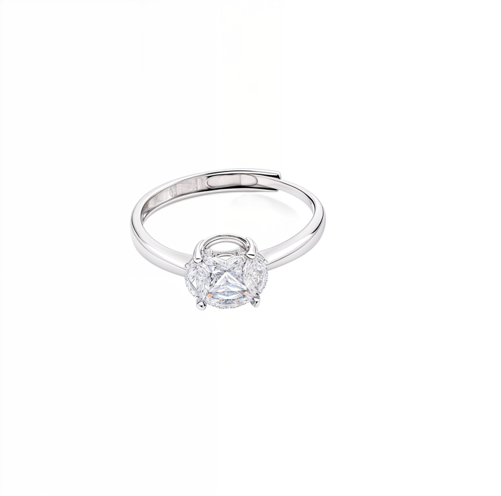 Sterling Silver Diora Cut Ring