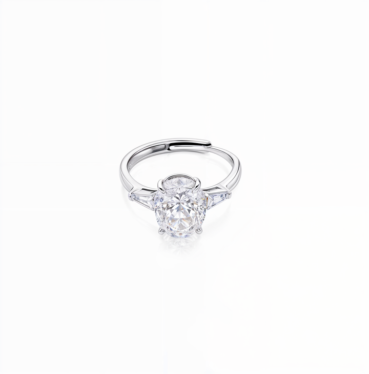 Sterling Silver White Diora Ring