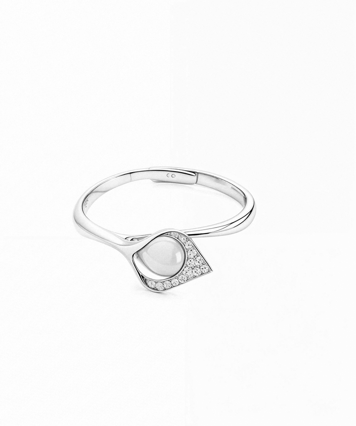 Sterling Silver Petal Ring