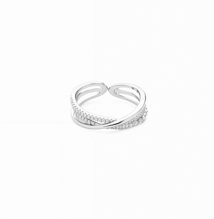 Sterling Silver Crosy Ring