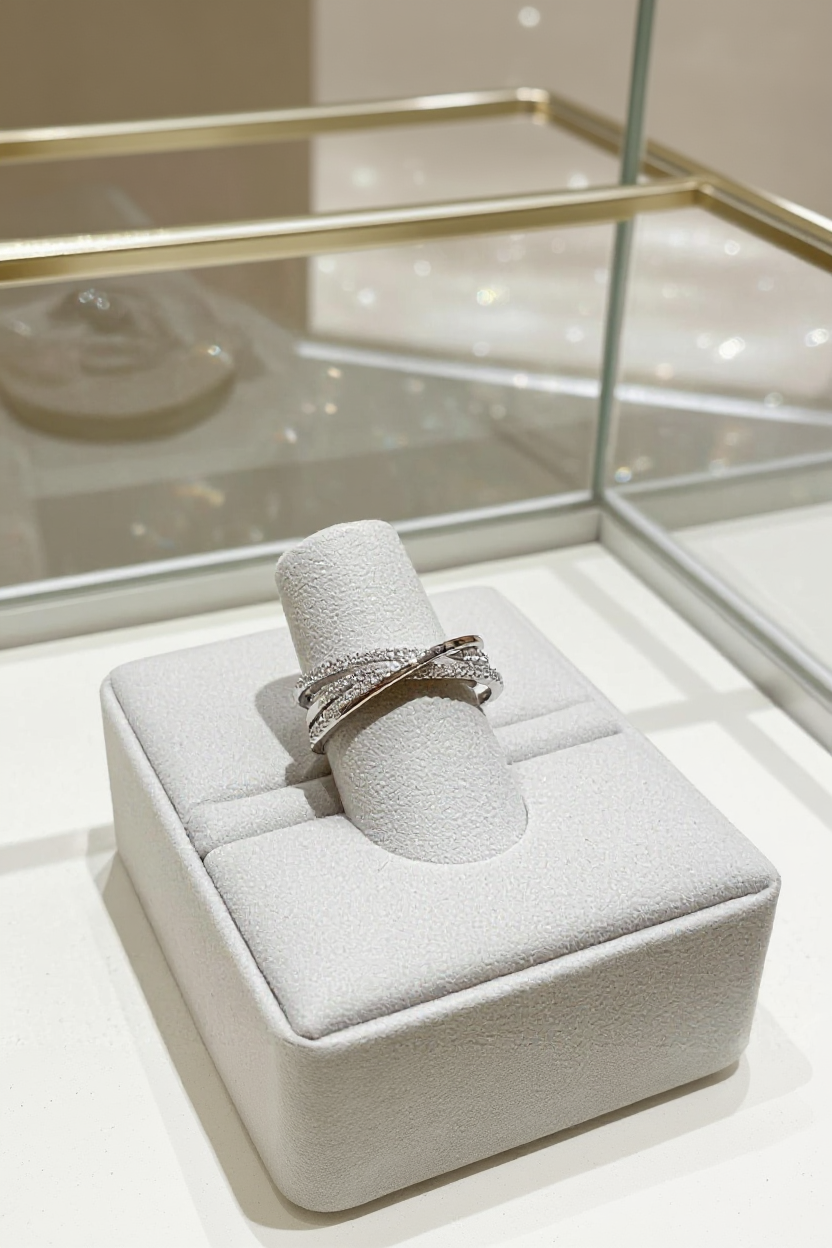 Sterling Silver Crosy Ring