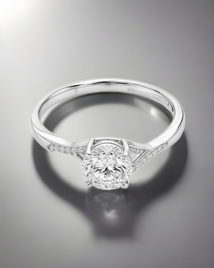 Sterling Silver Shimmer Stone Ring