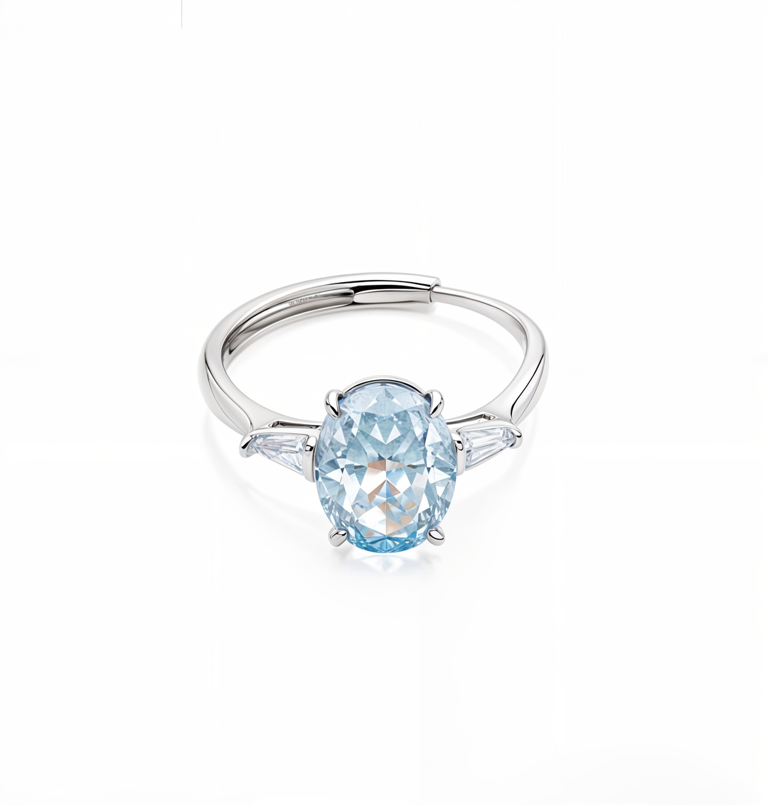 Sterling Silver Blue Diora Ring