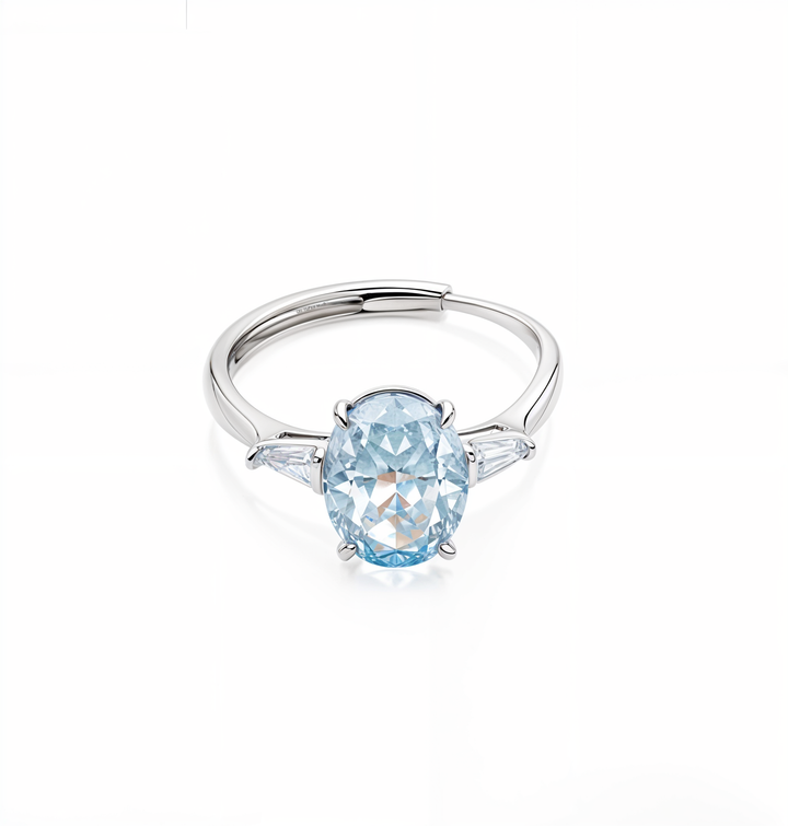 Sterling Silver Blue Diora Ring