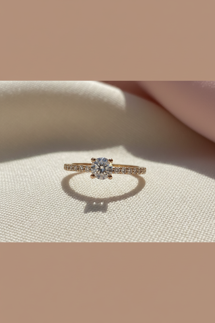 Silver Dual Quene-T Ring (Rosegold)
