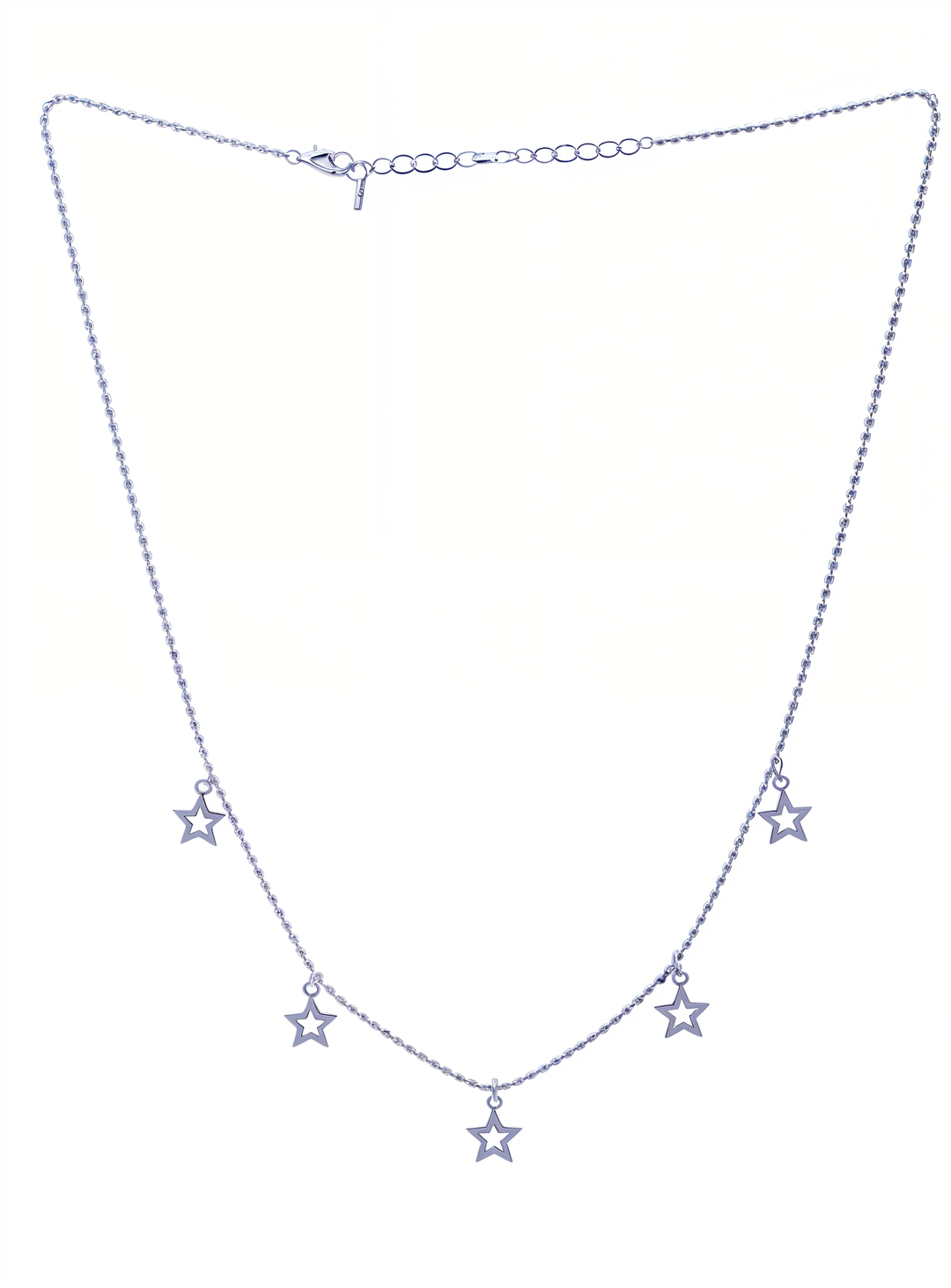 Silver 5-Star Pendant